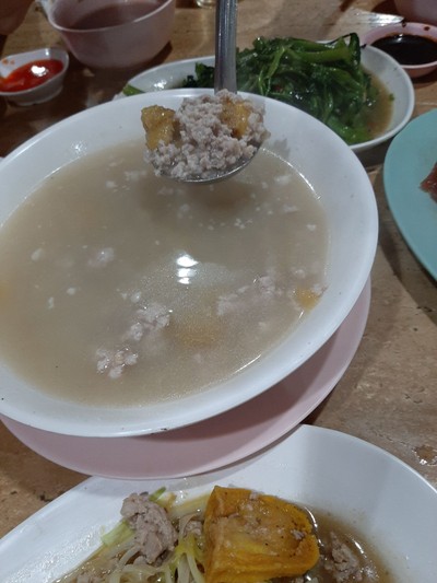 หมูสับต้มเกี่ยวบ๊วย