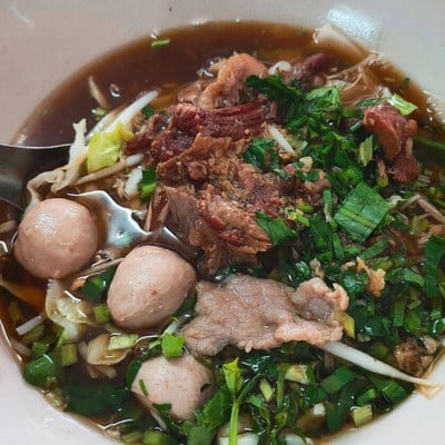 เมนูของร้าน ก๋วยเตี๋ยวเกษมเจ้าเก่า