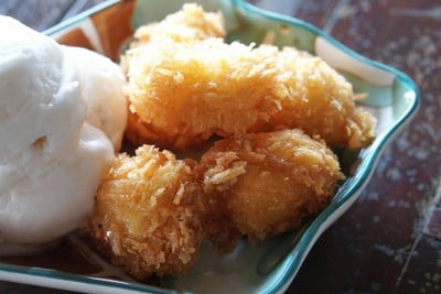 ไอศกรีมกล้วยทอด