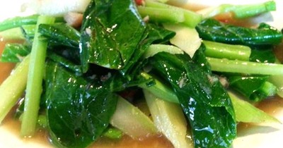 คะน้าน้ำมันหอย