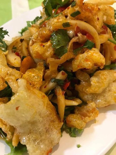 ยำกระเพาะปลา