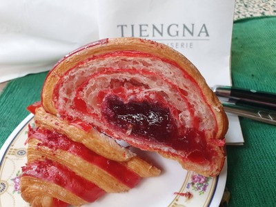 Raspberry Croissant