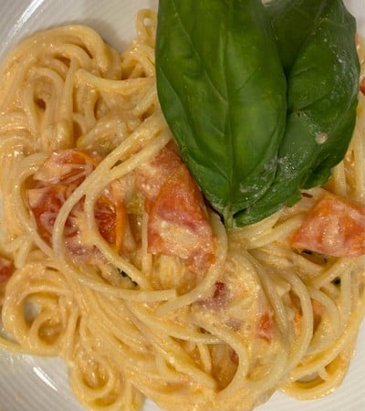สปาเก็ตตี้เฟต้าชีส( Feta Spaghetti)