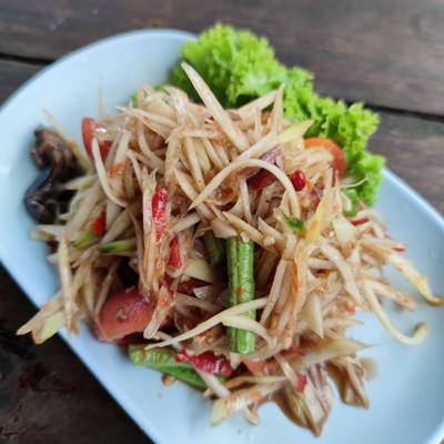 ส้มตำปูปลาร้า