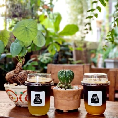 Americano Lamon Honey Soda vs Orange Americano Lamon