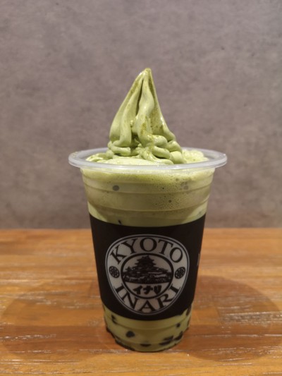 มัทฉะนมสดไข่มุก ซอฟท์ครีมไอศกรีมมัทฉะ