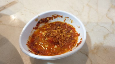 พริกป่น +น้ำส้ม