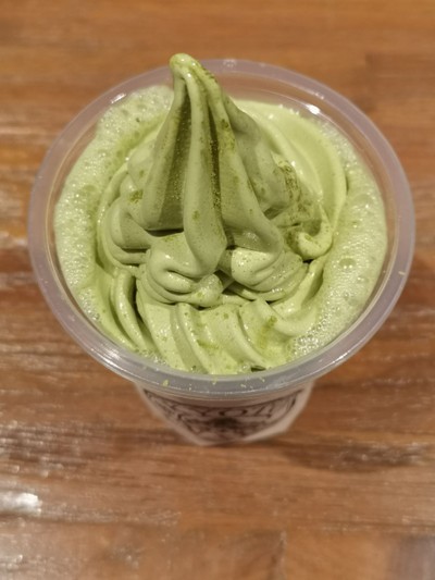 มัทฉะนมสดไข่มุก ซอฟท์ครีมไอศกรีมมัทฉะ