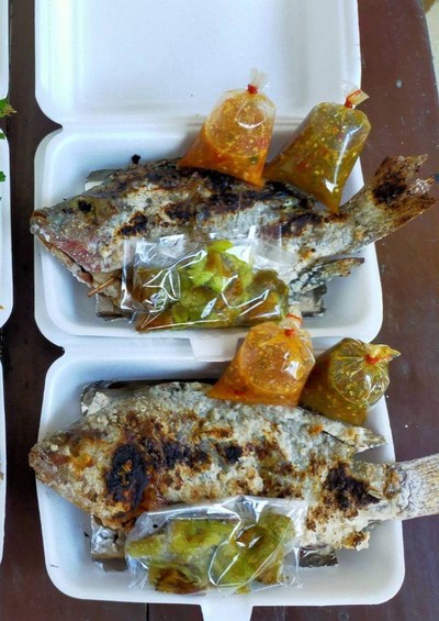 ชุดปลาเผาเกลือไซส์ L