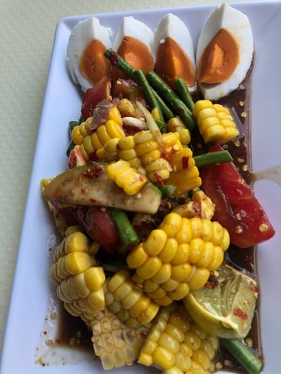 เมนูของร้าน ร้านส้มตำปูม้ารสทิพย์ หนองป่าครั่ง