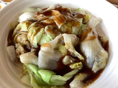 ผักกาดแก้วผัดน้ำมันหอย