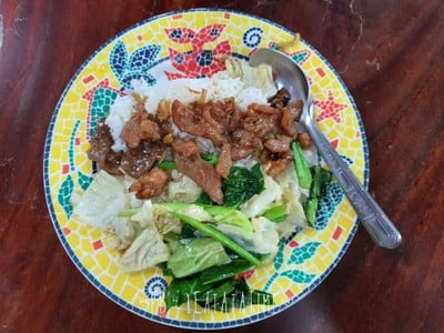 เมนูของร้าน ราดหน้าโกฉ่อน
