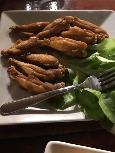 ปีกไก่ทอดน้ำปลา