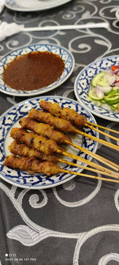หมูสะเต๊ะ จานเล็ก