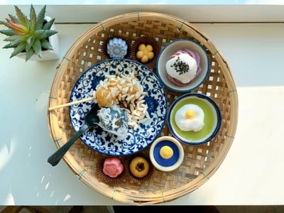 เมนูของร้าน ขนมไทยเสน่ห์ คาเฟ่ต์ (Sane Cafe and Workshop) อิสรภาพ