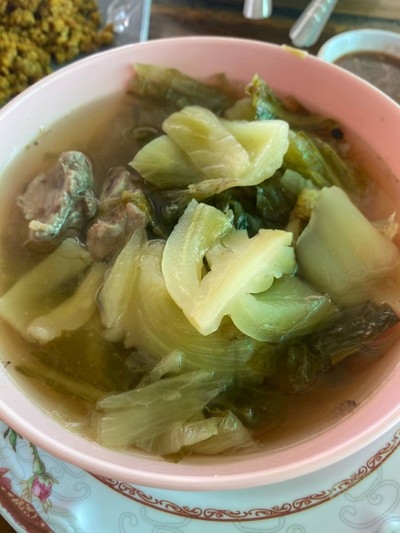 ต้มจืดผักกาดดอง