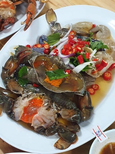 ปูทะเลไข่ดอง