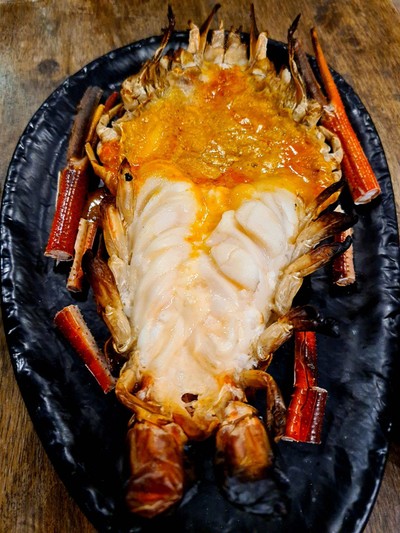 กุ้งแม่น้ำเผา