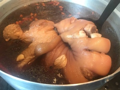 วิธีทำ ขาหมู คากิ พะโล้