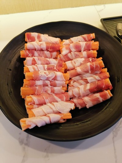 ปูอัดพันเบคอน