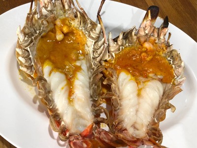 กุ้งใหญ่เผา