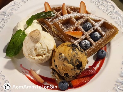 Waffle & Ice cream