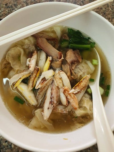 เกี๊ยวหมู + เกี๊ยวกุ้ง เพิ่มปู