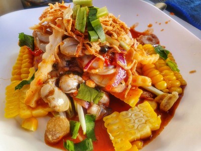 ยำหอยนางรม