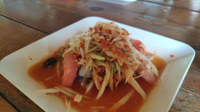 ตำไทยใส่ปู