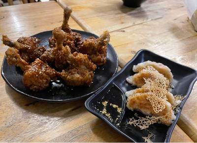 ไก่ราดซอสเกาหลีใหญ่ (5ชิ้น)