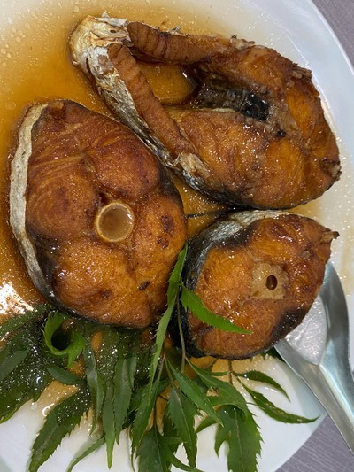 ปลาอินทรีทอดซีอิ๋ว