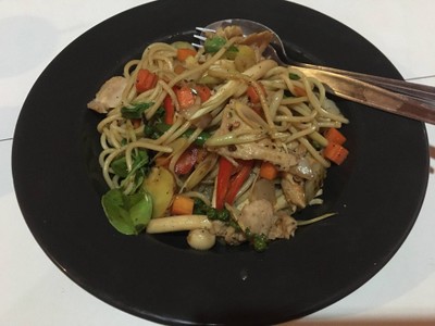 สปาเก็ตตี้ผัดขี้เมาทะเล