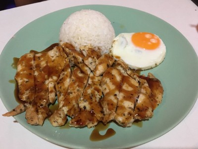 chicken teriyaki riceข้าวหน้าไก่เทอริยากิ