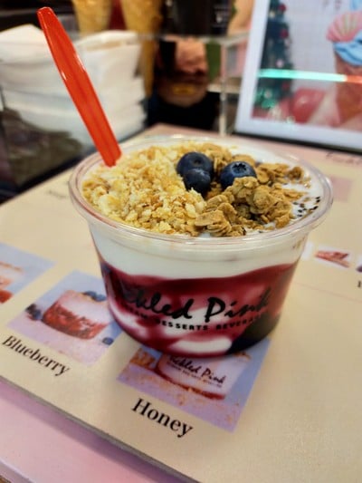 Blueberry yogurt