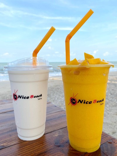 มะพร้าวปั่น มะม่วงปั่น