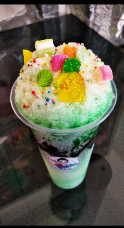 น้ำแข็งใส เแคนตาลูป