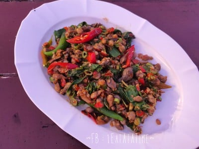 กะเพราตับปลาทู