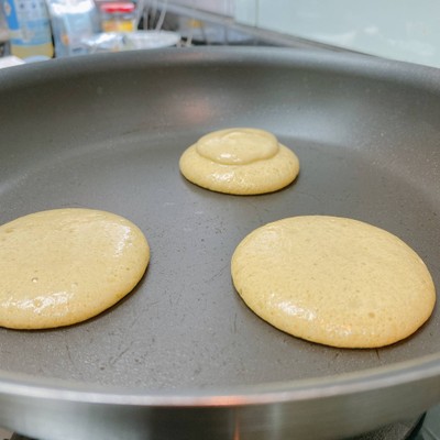 วิธีทำ แพนเค้กชาเขียว (Matcha Souffle Pancake)