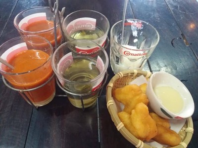 ชานมโบราณร้อน