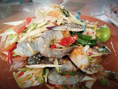 ตำทะเลรวม ดิบ