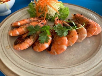 กุ้งใหญ่เผา