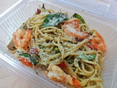 สปาเก็ตตี้พริกแห้งกุ้ง