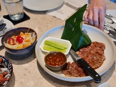 Grilled New Zealand Beef With Spicy Thai Sauce