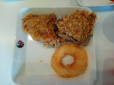 ไก่ทอด+กุ้งโดนัท