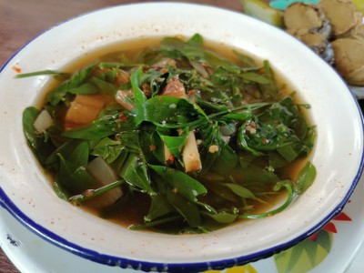 แกงผักหวานปลาแห้ง