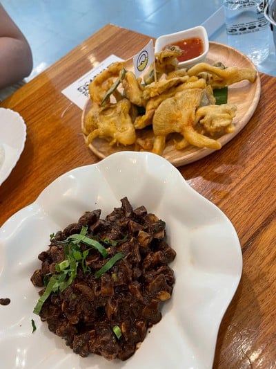 เมนูของร้าน ลาบบ้านเหลือง