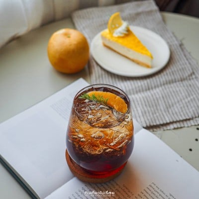 Blacktea Peach Soda