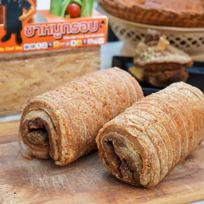 เมนูของร้าน ขาหมูกรอบ บายเชฟเดย์ โลตัส รังสิต