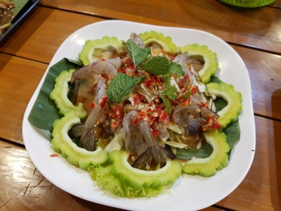 กุ้งแช่น้ำปลา