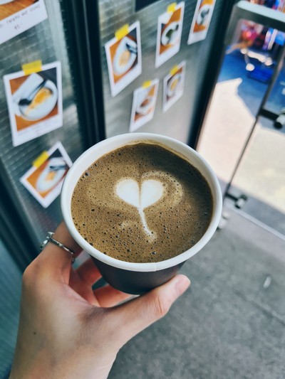 Hot Hojicha Latte